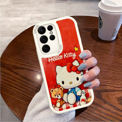 Sevimli Kedi Telefon Kılıfı – Kawaii Peluş Tasarım