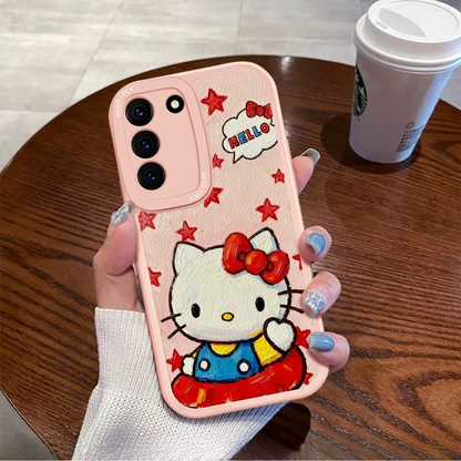 Sevimli Kedi Telefon Kılıfı – Kawaii Peluş Tasarım